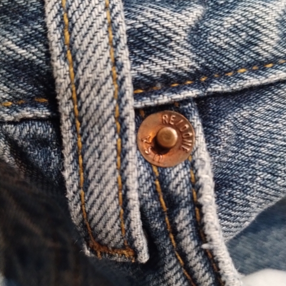 Re/Done Mid 70s High Rise Rigid Stovepipe Jeans - Picture 5 of 13
